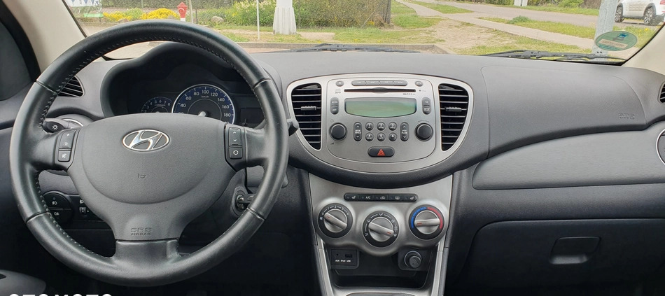 Hyundai i10 cena 17900 przebieg: 152423, rok produkcji 2012 z Szczecin małe 191